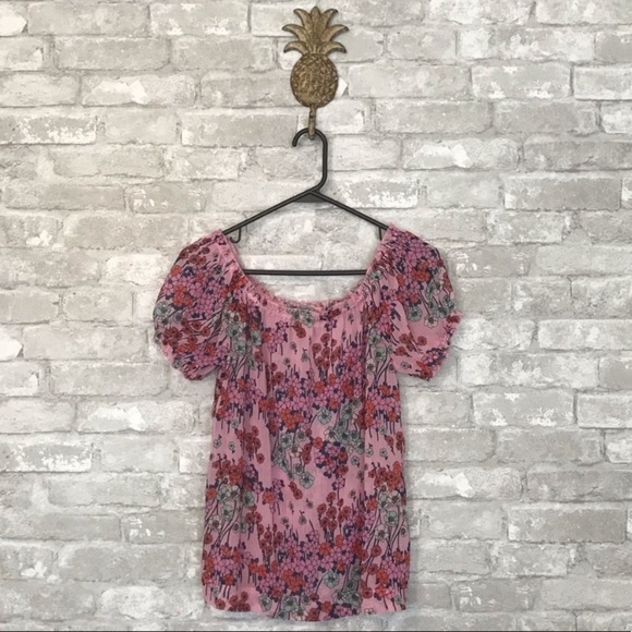NEW ModCloth Off the Shoulder Floral Top - Picture 4 of 8